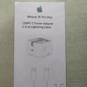 APPLE IPHONE 15PRO MAX 120WC-C POWER ADAPTER